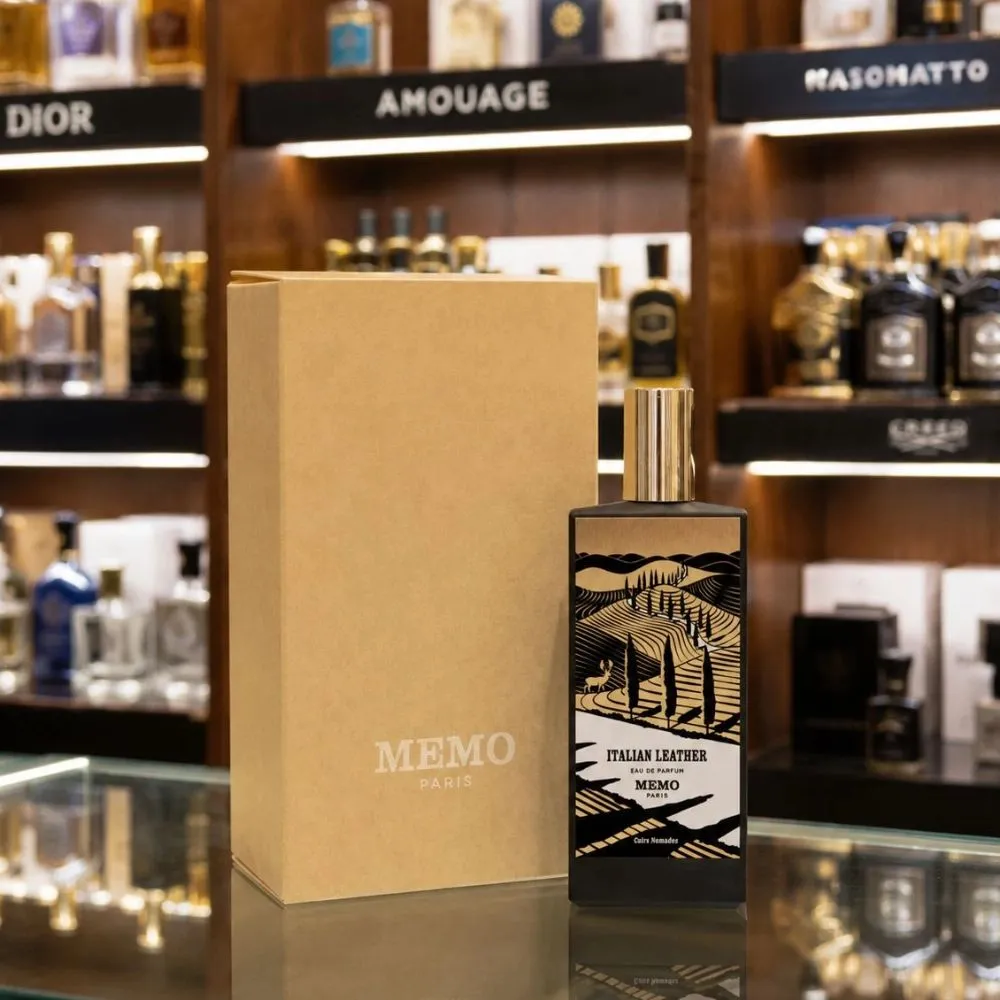 Memo ItalianLeather edp بستهبندی اصلی ادکلن ممو ایتالین لدر مسافری با بچ کد
