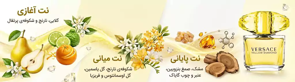 نت بویایی عطر ورساچه یلو دیاموند