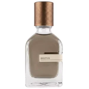 عطر اورتو پاریسی بروتوس با شیشه سنگین و درپوش متالیک برنزی