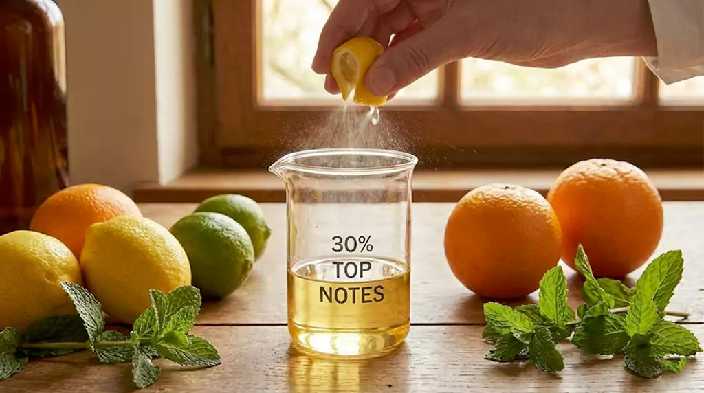 قانون ۵۰ ۳۰ ۲۰ در عطرسازی