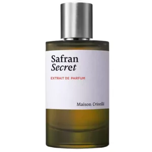عطر میسون کریولی سفران سکرت اصل با مایع کهربایی طلایی