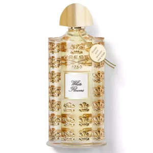 بطری تراش‌خورده و جعبه اورجینال عطر ادکلن کرید وایت فلاورز زنانه